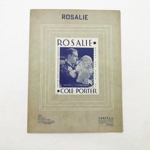 Vintage Sheet Music Rosalie Cole Porter Nelson Eddy Eleanor Powell 1937